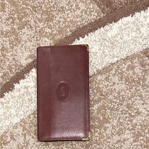 Cartier Brown Leather Wallet